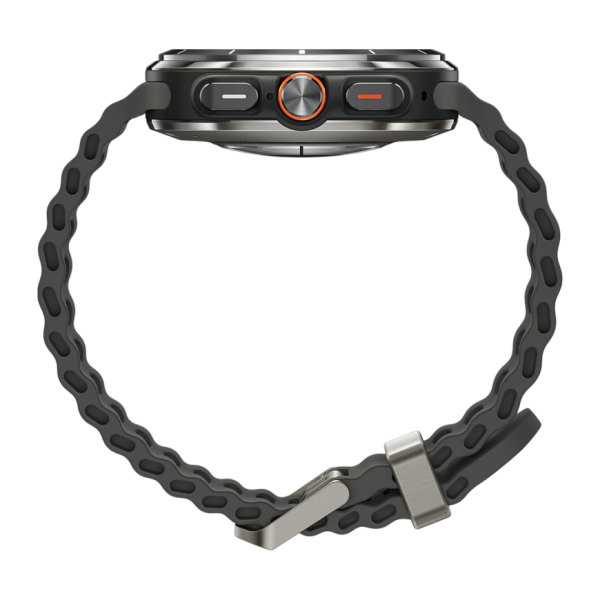 Умные часы Samsung Galaxy Watch Ultra 47мм, ремешок Marine (Titanium Silver, 2024)